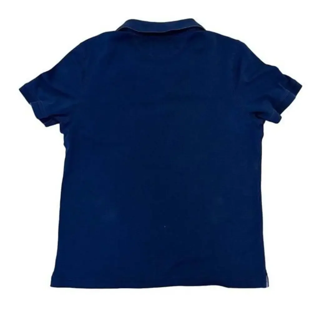 Banana Republic Navy Blue Polo Shirt Size Large